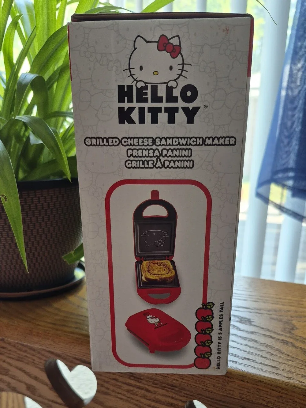 Hello Kitty Red and Black Sandwich Maker. NEW IN BOX